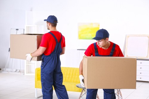 Removal van and moving team for Romford house removals