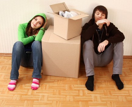 Local moving truck arranged for a Romford property move