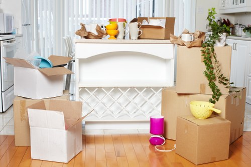 Household removals service for a flat move in Romford