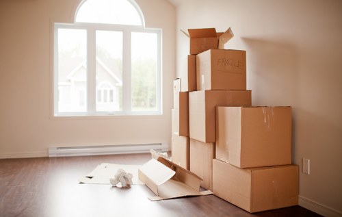 Flat and house removals with access challenges in Romford