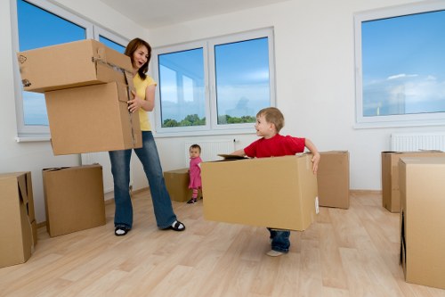 House removal support for a family property in Romford