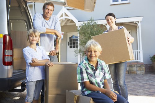 Small flat move example with cubic-yard pricing in Romford